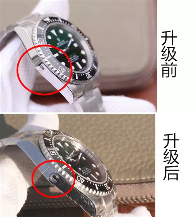 如何识别劳力士新旧版,Sea-Dweller-渐变绿复刻手表最高版本