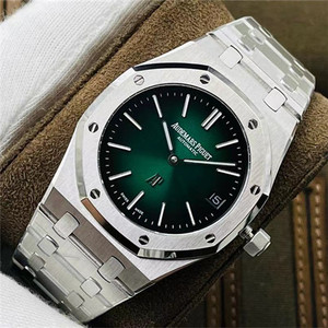 TWS厂爱彼AP皇家橡树系列15202超薄系列绿盘腕表