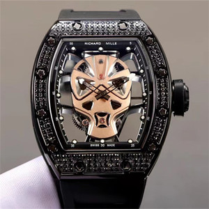 理查德米勒手表RICHARD MILLE RM52-06神秘面具硅胶腕表
