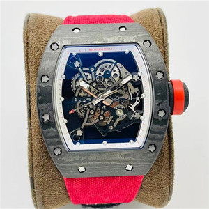 RMS厂V2升级版理查德米勒全新超级版RM055帆布带机械腕表