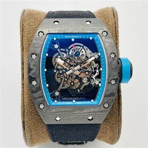 RMS厂V2升级版理查德米勒全新超级版RM055帆布带腕表